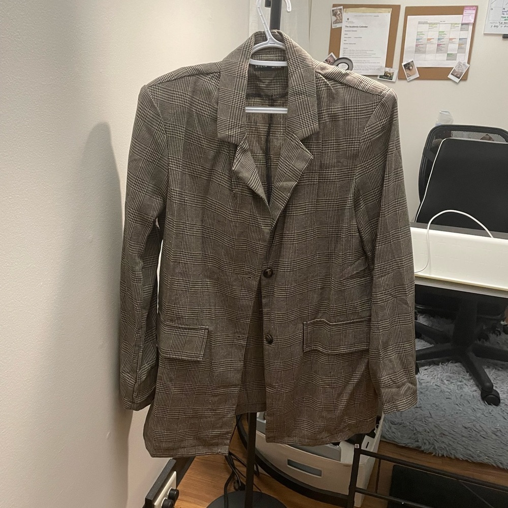 Subtle checkered Blazer